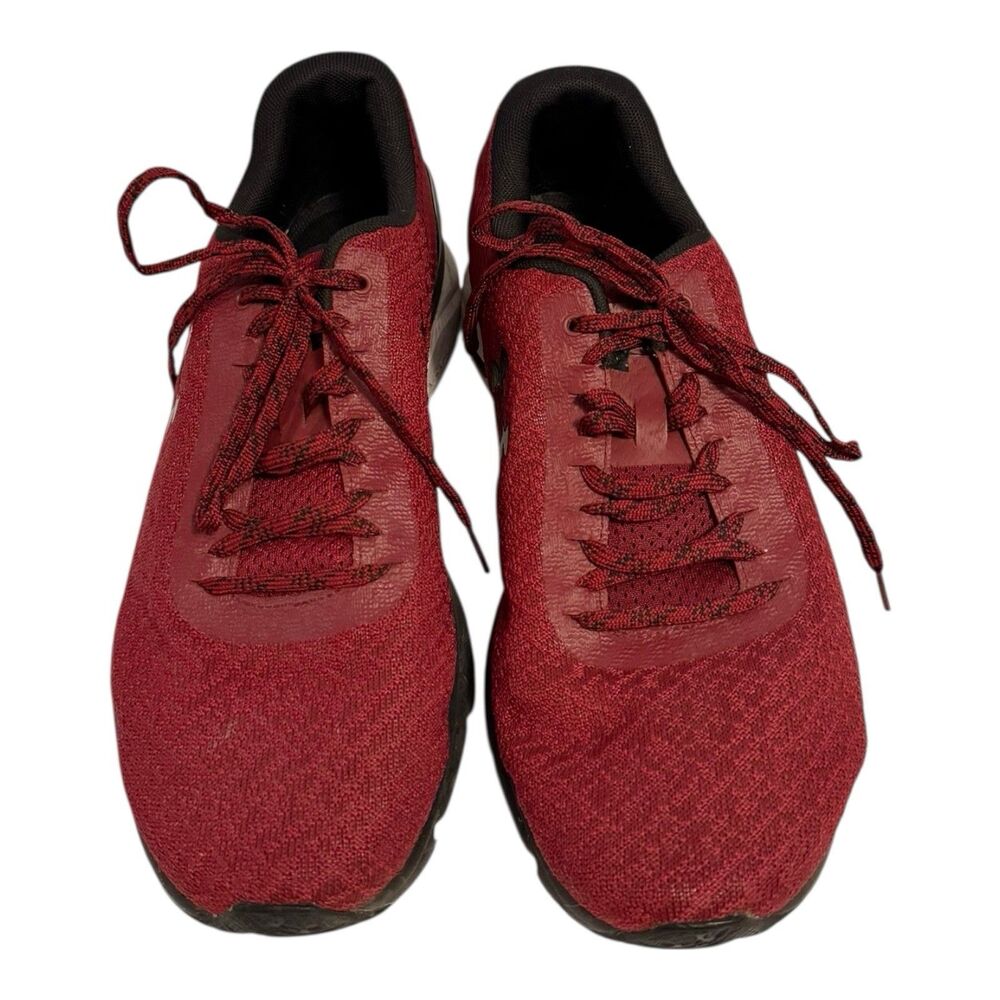 Under Armour Charged Escape Sneakers Men’s Size 12 Burgundy Red Outdoor Sports
